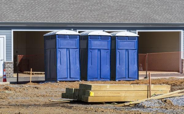 construction site porta potties offers delivery and pickup services for all of our porta potties